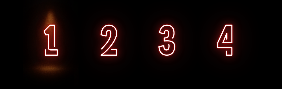 Rhythm 1234 visualization